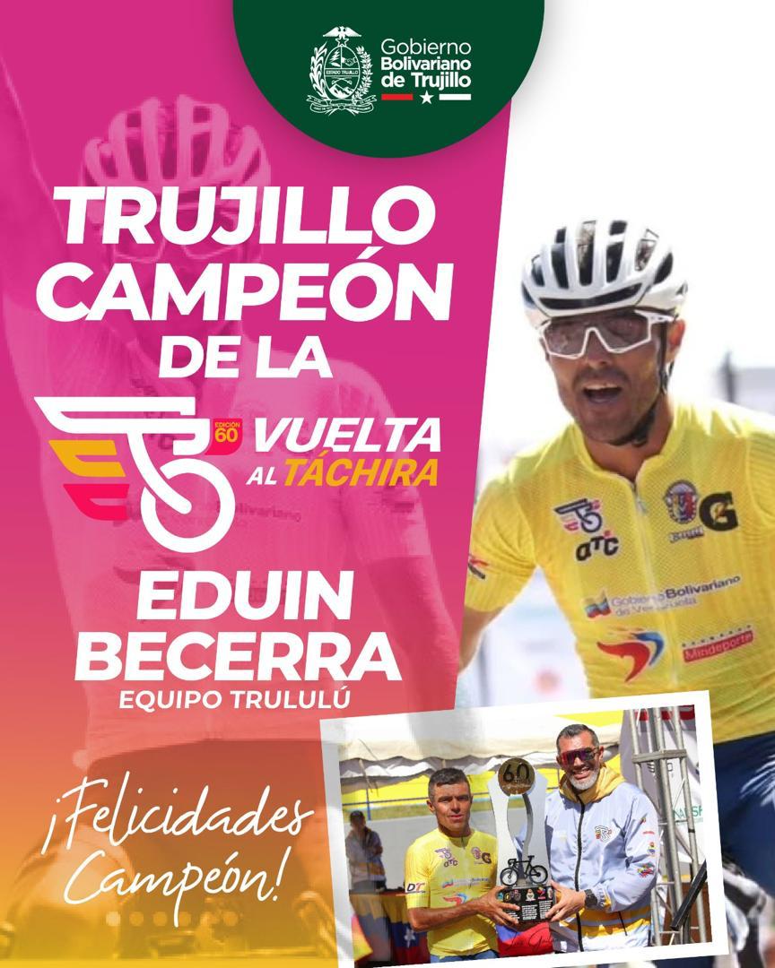 Trujillo Victorioso en la Vuelta al Táchira